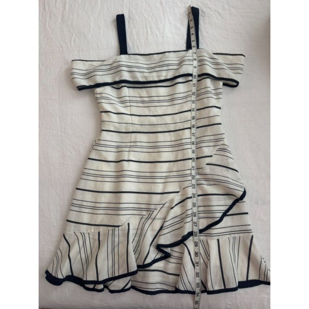 NWOT Lucy Paris Annie Stripe Ruffle Dress, size Small.